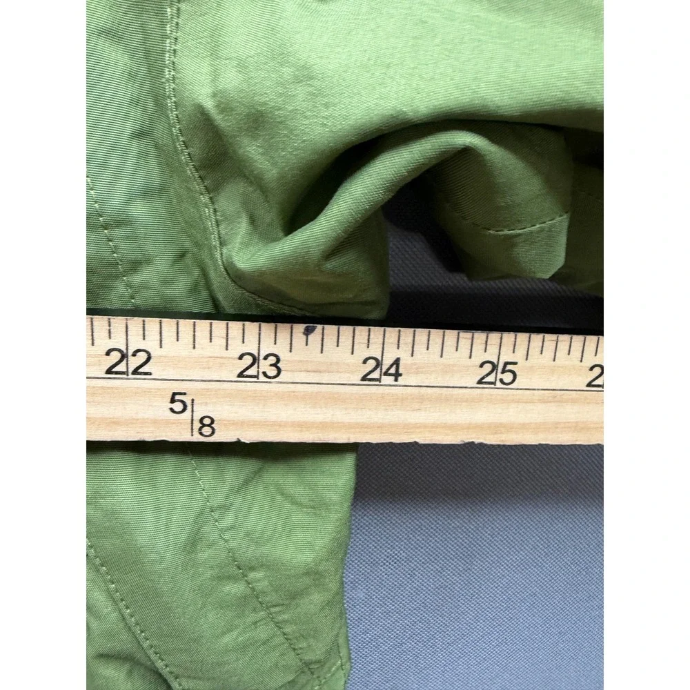 The North Face HyVent Jacket Mens Green Grey Colorblock Waterproof Shell Large